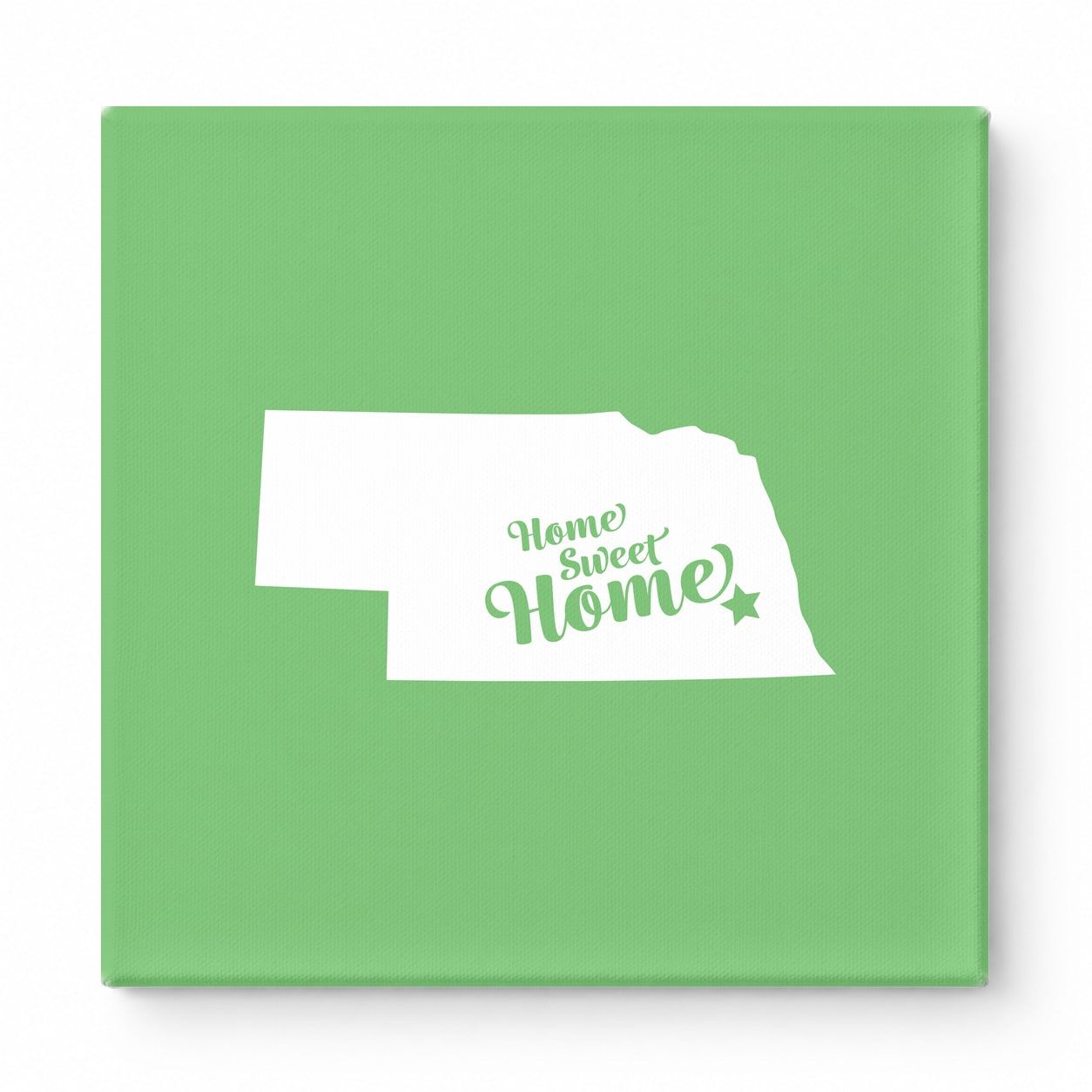 Home Sweet Lincoln — Nebraska State Silhouette