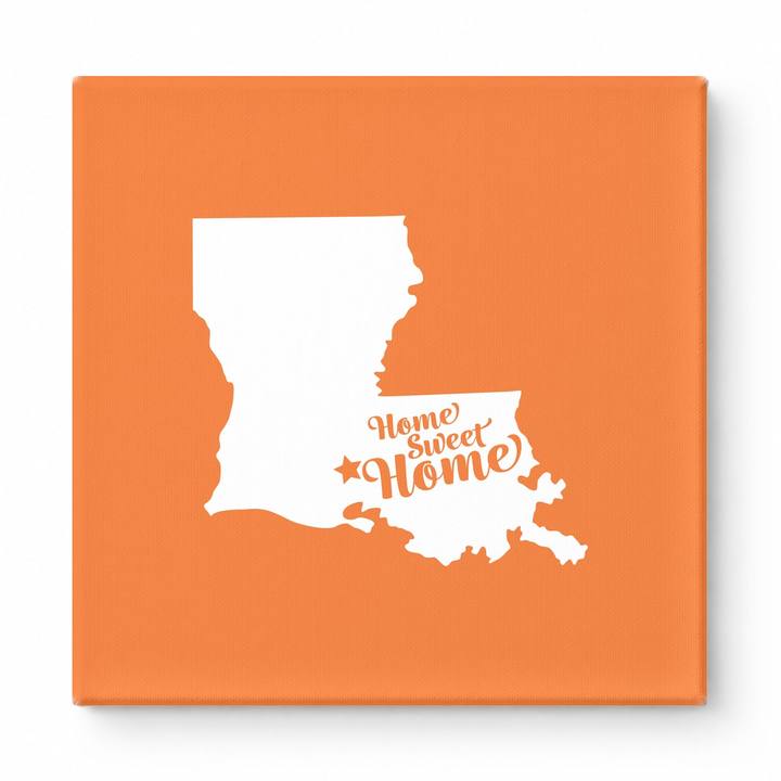 Home Sweet New Orleans — Louisiana State Silhouette