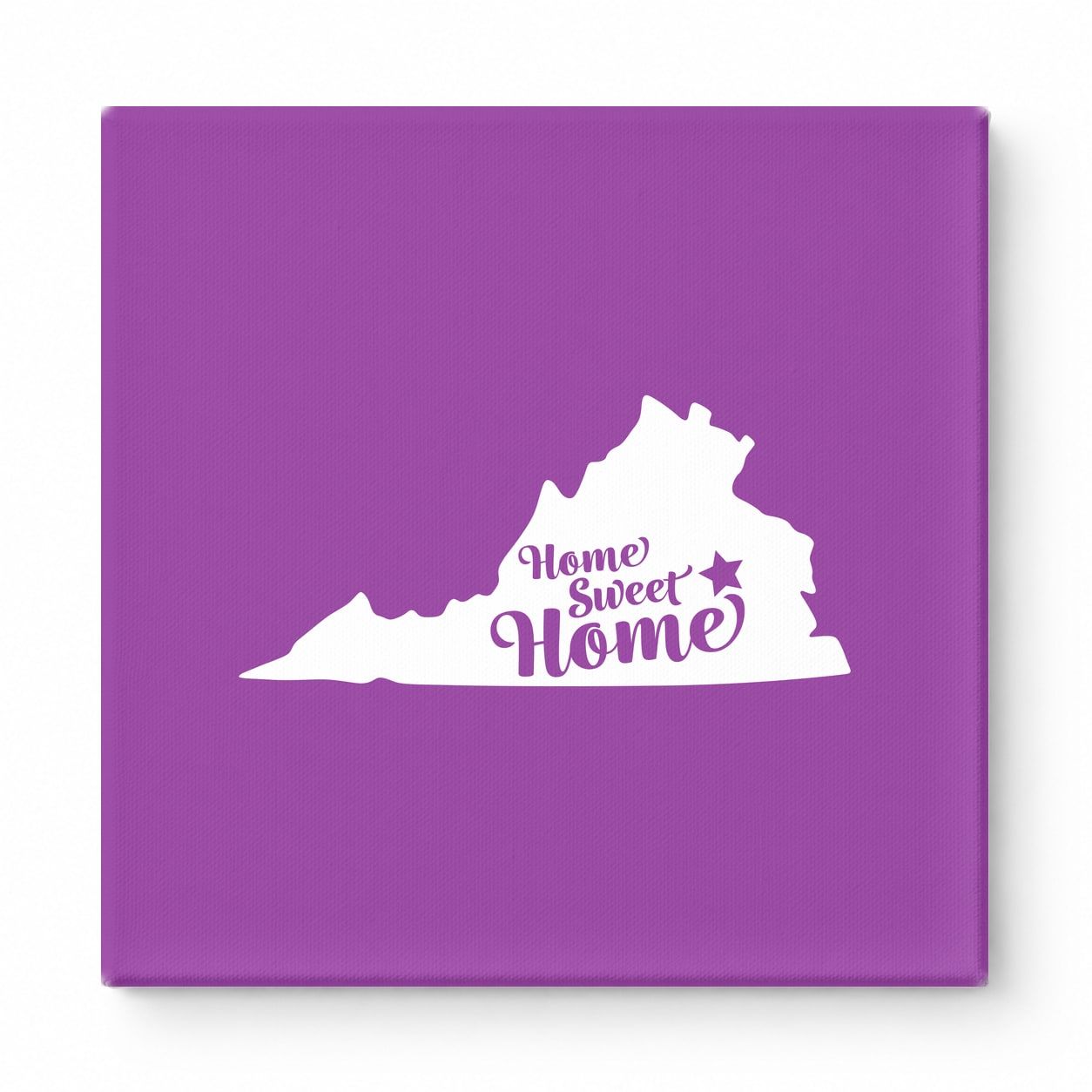 Home Sweet Home — Virginia State Silhouette