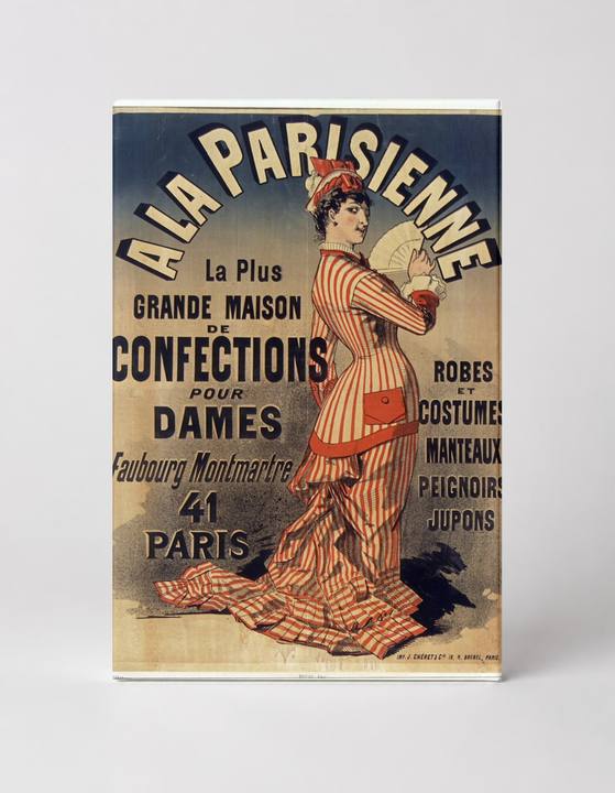 A La Parisienne 1890s French Fashion - Belle Époque Vintage Poster Wall Art
