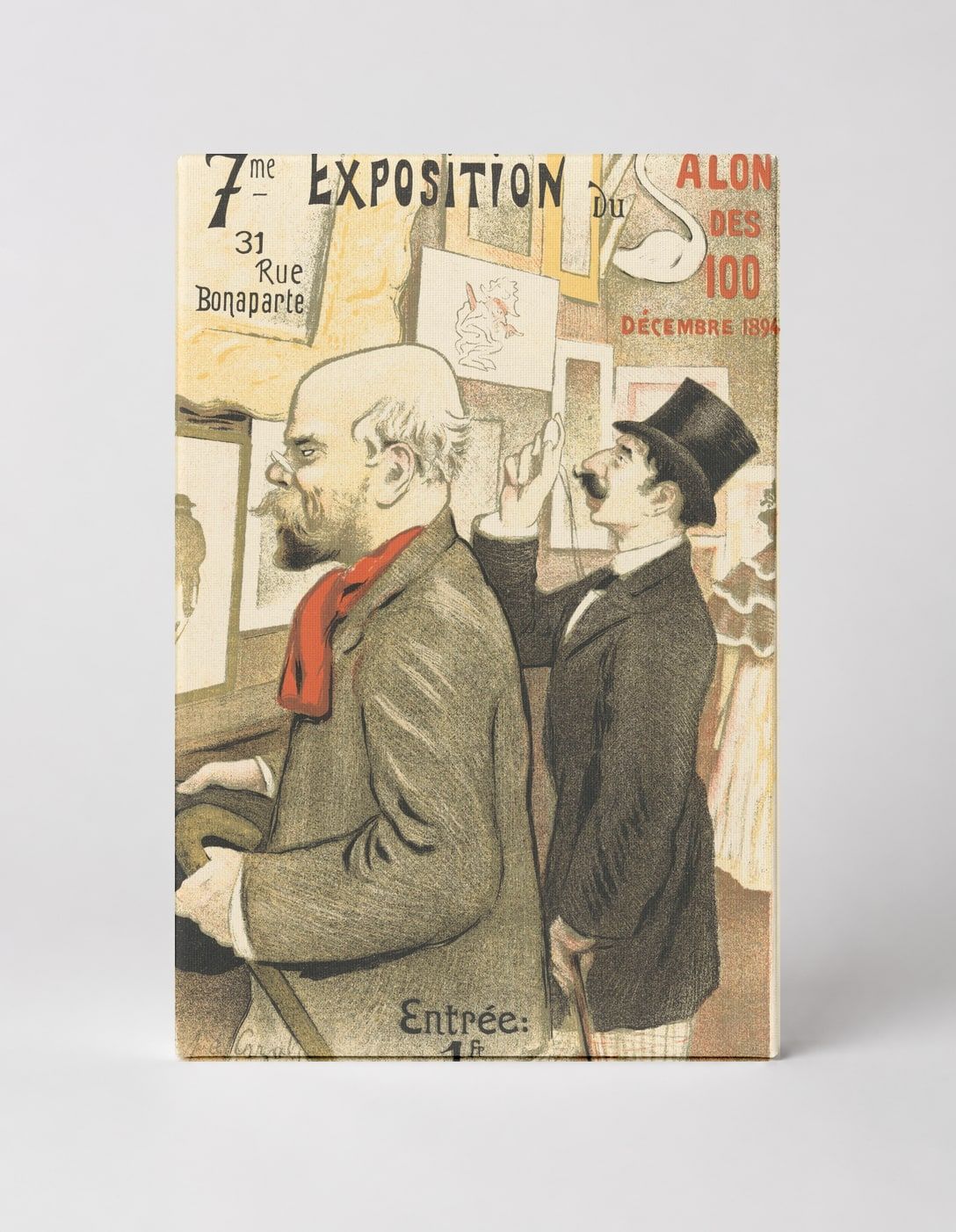 7me Exposition du Salon des 100 1894 - Belle Epoque Vintage Poster Wall Art
