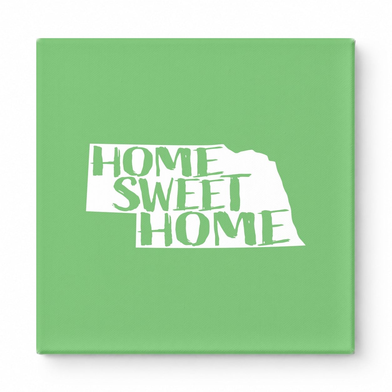 Home Sweet Home — Nebraska State Silhouette