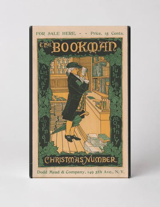 The Bookman Christmas Number 1890s - Victorian Literary Magazine Vintage Poster Wall Art