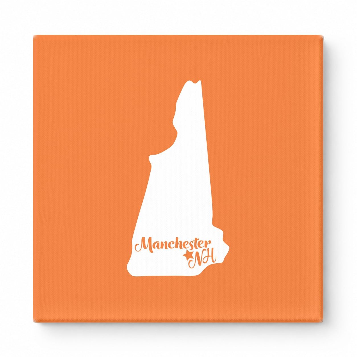 Home Sweet Manchester — New Hampshire State Silhouette