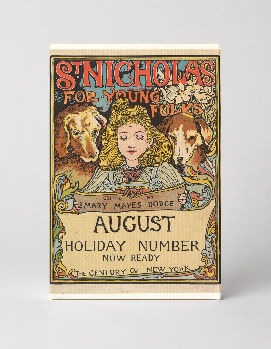 St. Nicholas For Young Folks August 1890s - Victorian Children's Magazine Vintage Poster Wall Art