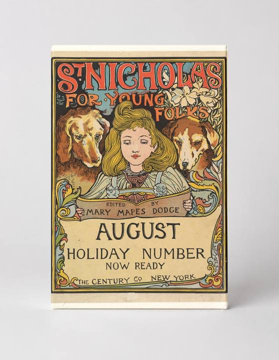 St. Nicholas For Young Folks August 1890s - Victorian Children's Magazine Vintage Poster Wall Art