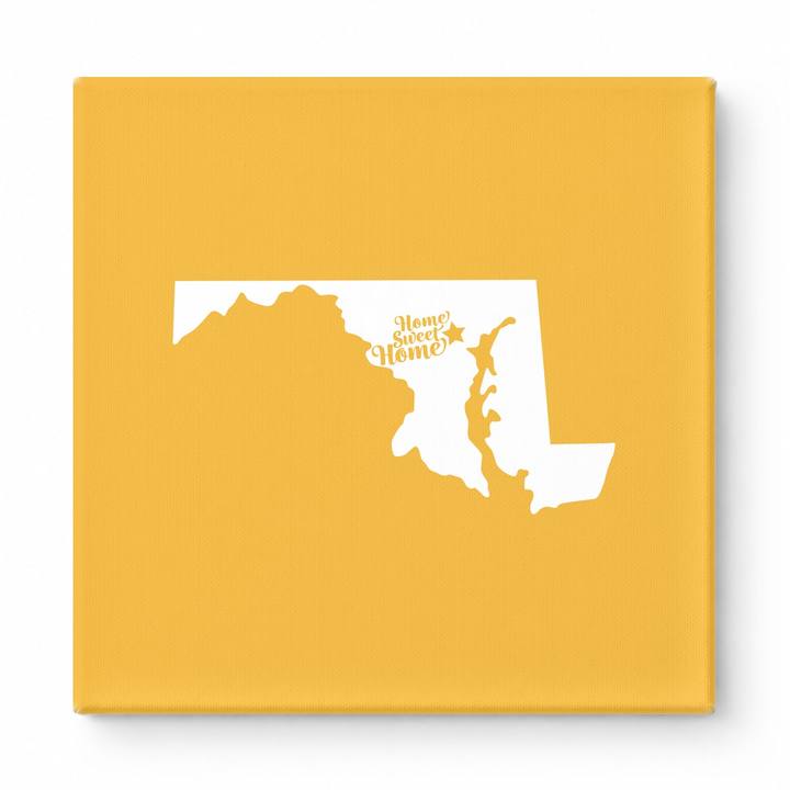Home Sweet Home — Maryland State Silhouette