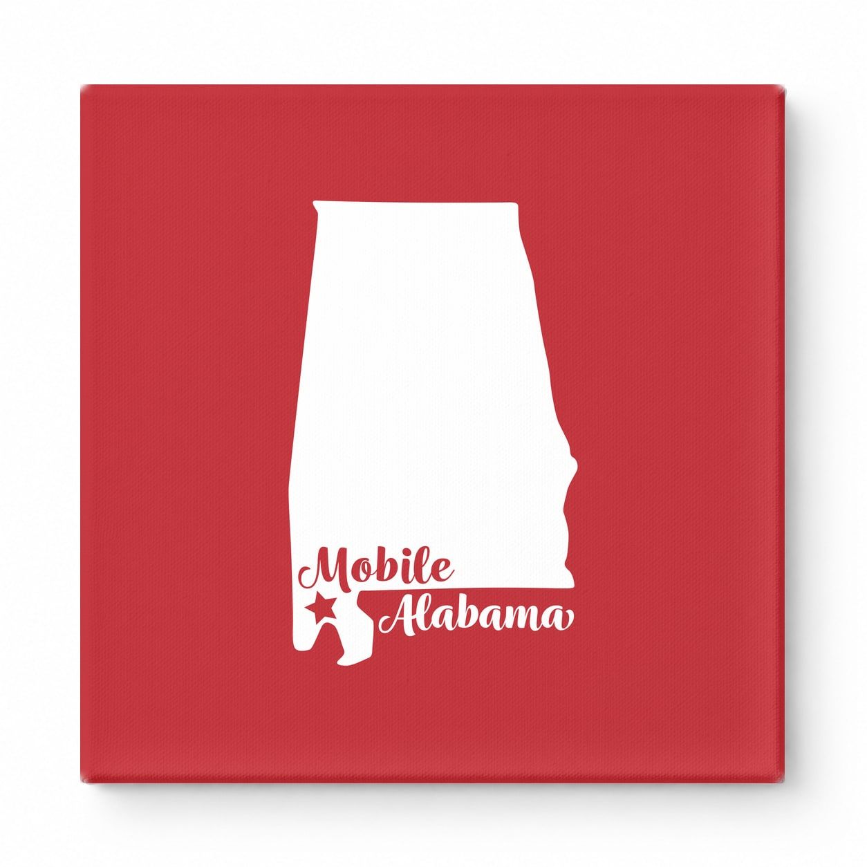 Home Sweet Mobile — Alabama State Silhouette