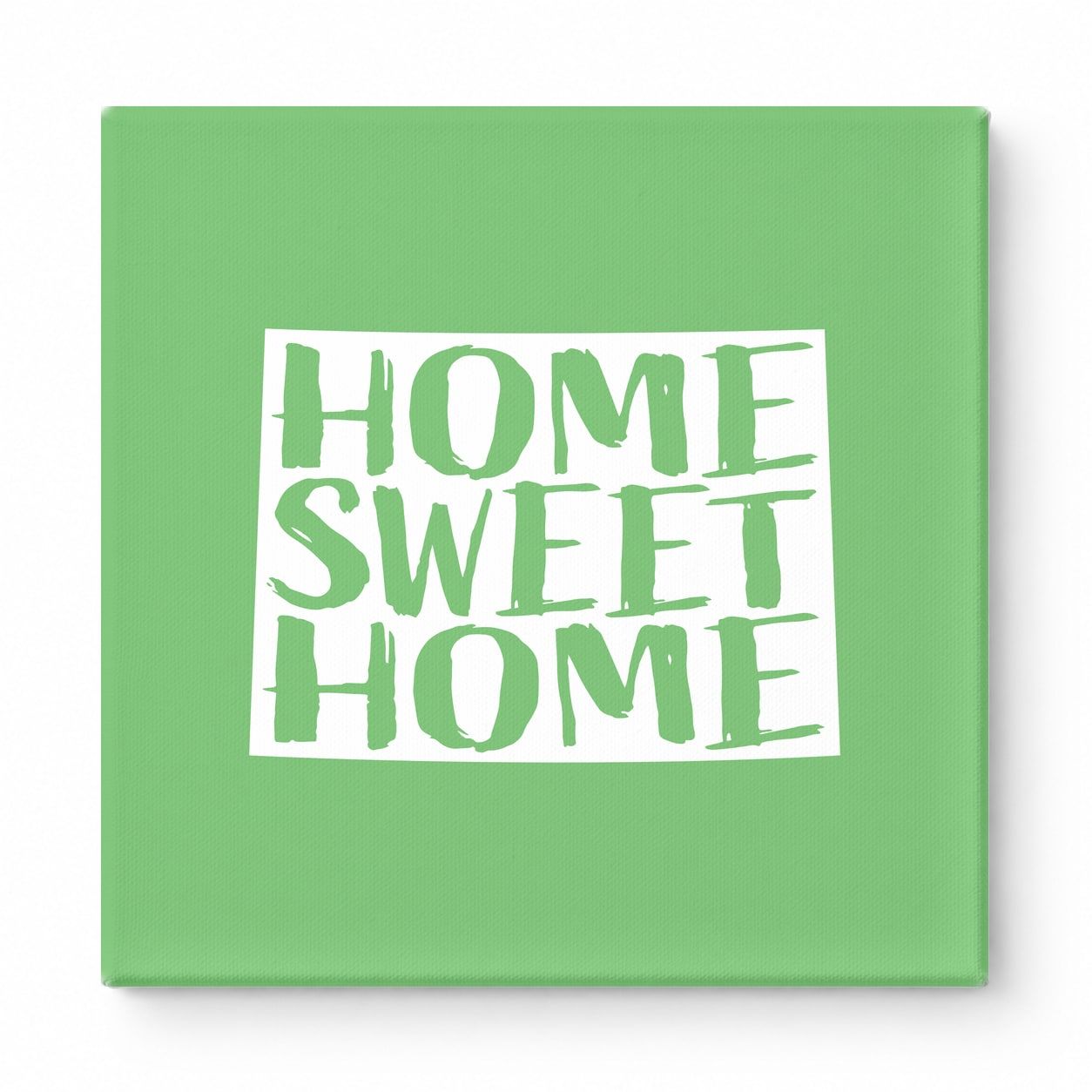 HOME SWEET HOME — Wyoming State Silhouette