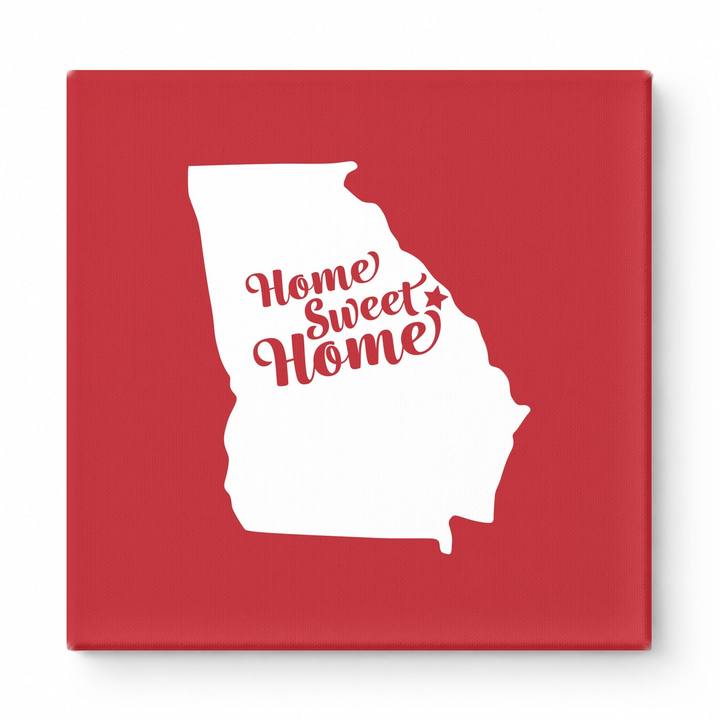 Home Sweet Augusta — Georgia State Silhouette