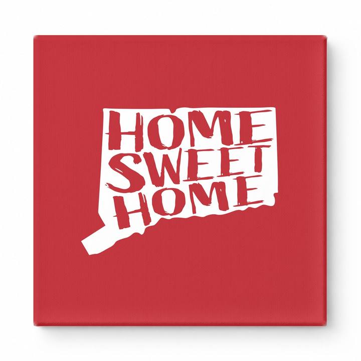 HOME SWEET HOME — Connecticut State Silhouette