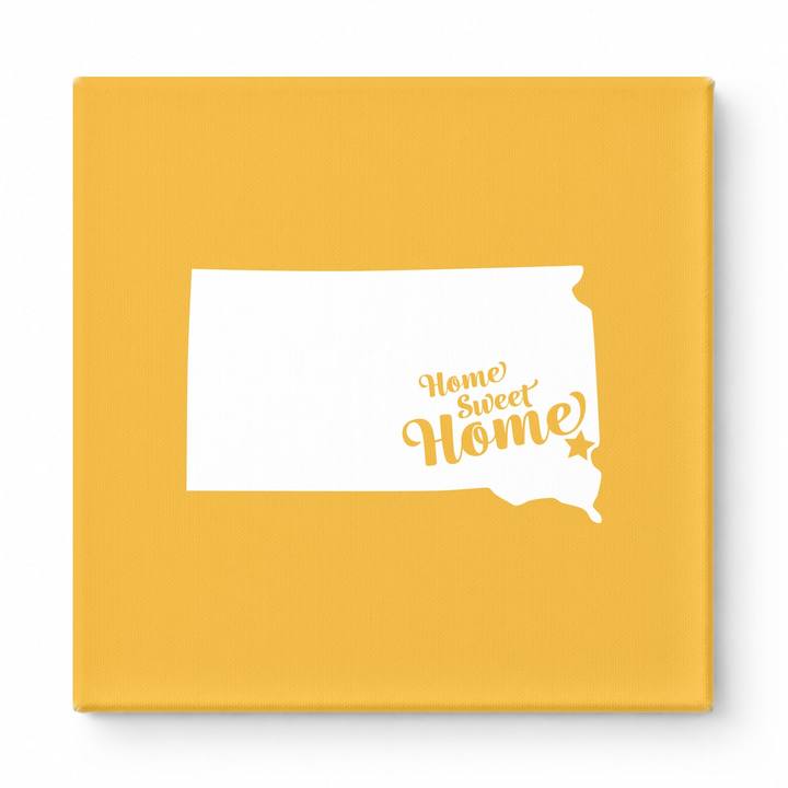 Home Sweet Sioux Falls — South Dakota State Silhouette