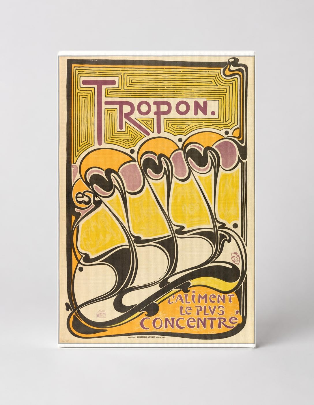 Tropon L'Aliment Le Plus Concentré 1898 - Art Nouveau Vintage Poster Wall Art