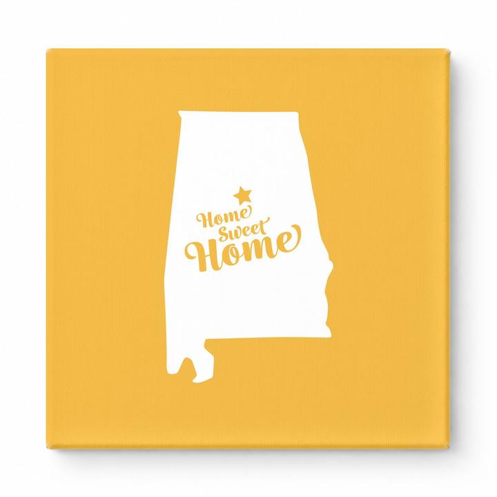 Home Sweet Montgomery — Alabama State Silhouette
