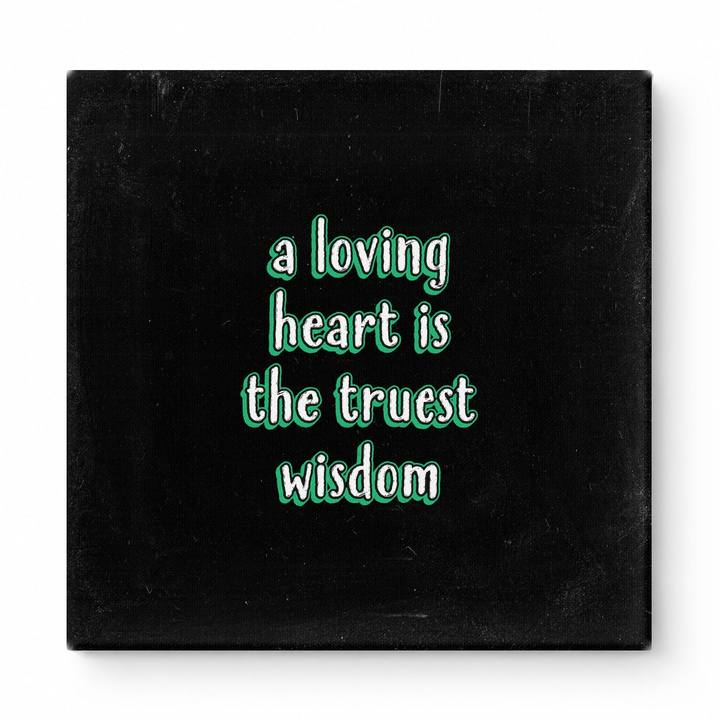 A Loving Heart Is the Truest Wisdom — Geometric Low-Poly