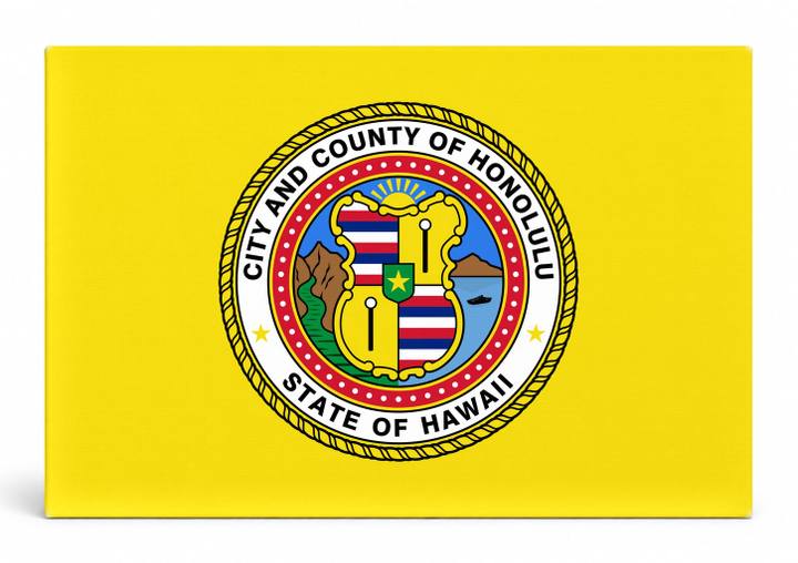 Honolulu City Flag