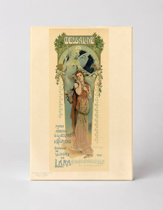 Messaline Opera 1899 - Art Nouveau Vintage Poster Wall Art