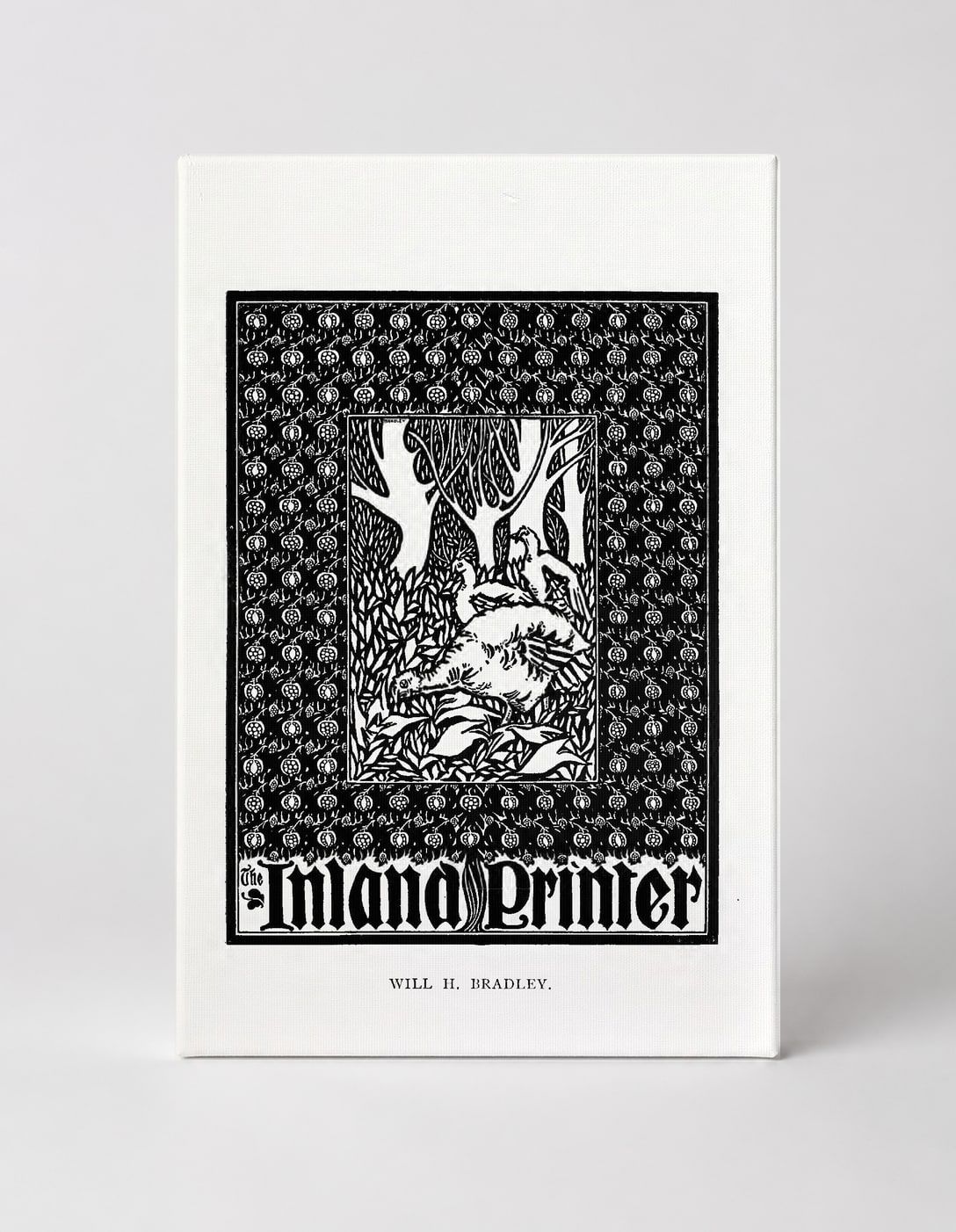 The Inland Printer 1894 - Art Nouveau Vintage Poster Canvas Wall Art