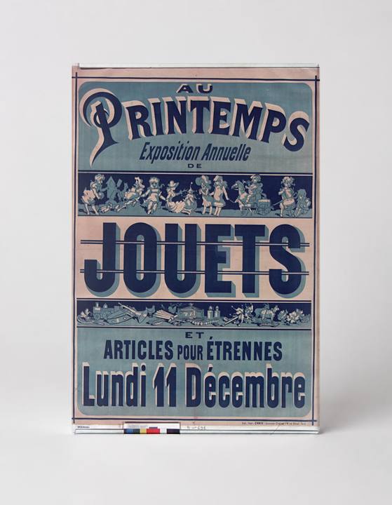 Au Printemps Jouets 1890s - French Department Store Vintage Poster Wall Art