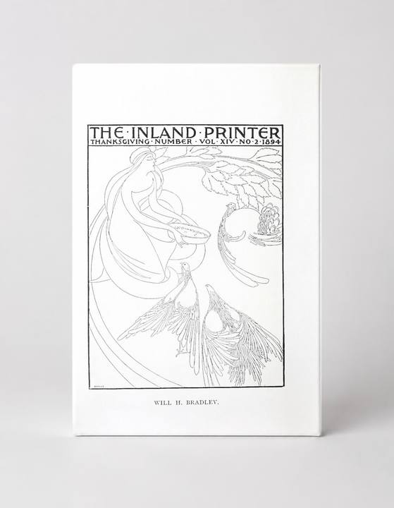 The Inland Printer Thanksgiving 1894 - Art Nouveau Vintage Poster Wall Art