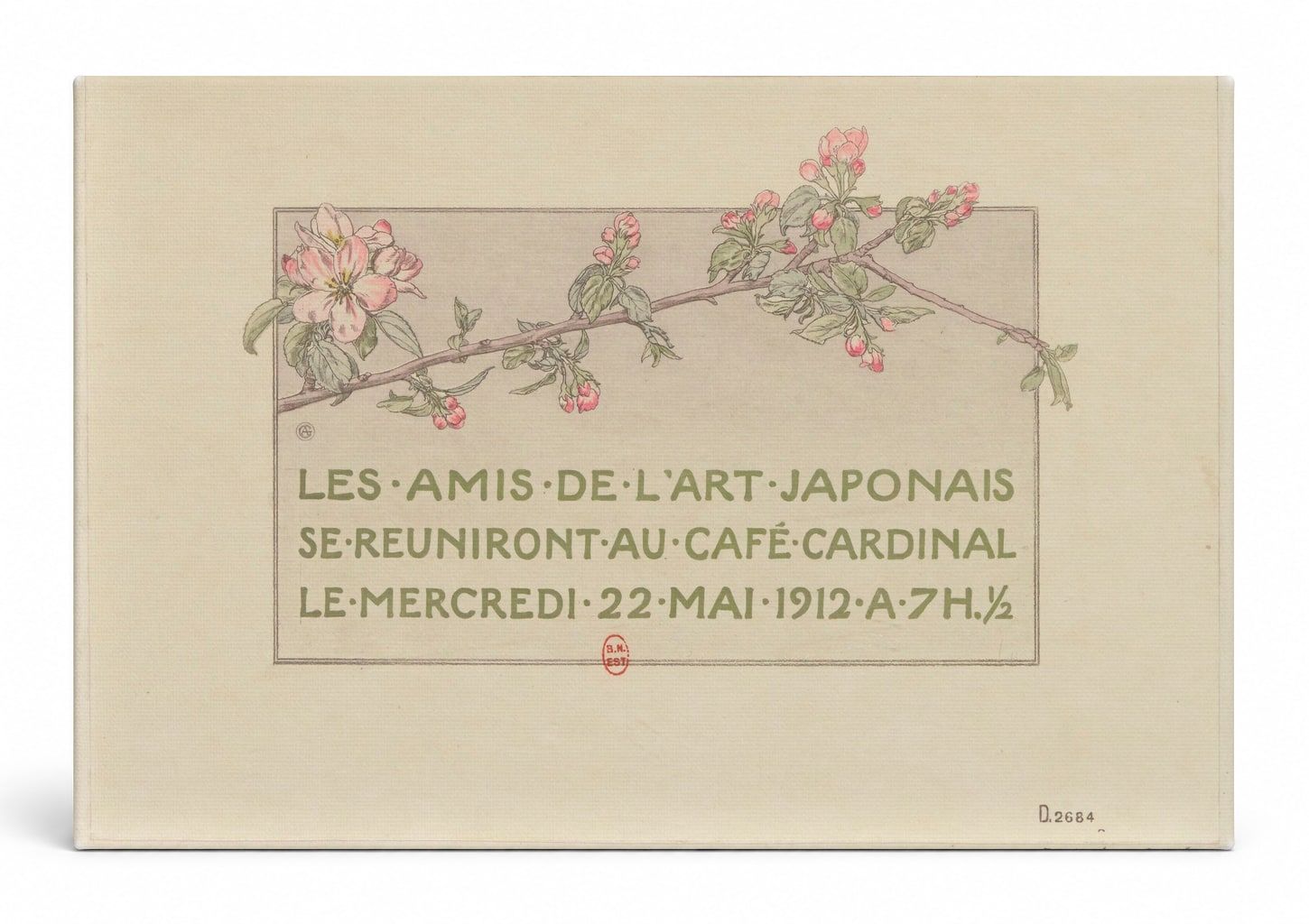 Les Amis de l'Art Japonais 1912 - Belle Époque Vintage Poster Wall Art