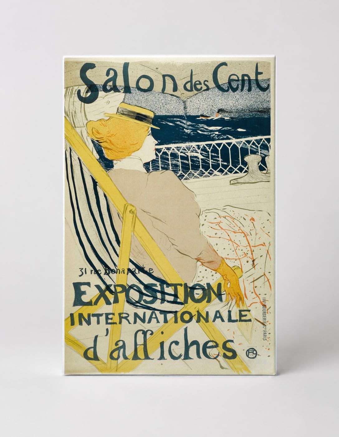 Salon des Cent 1896 - Belle Époque Vintage Exhibition Poster Wall Art