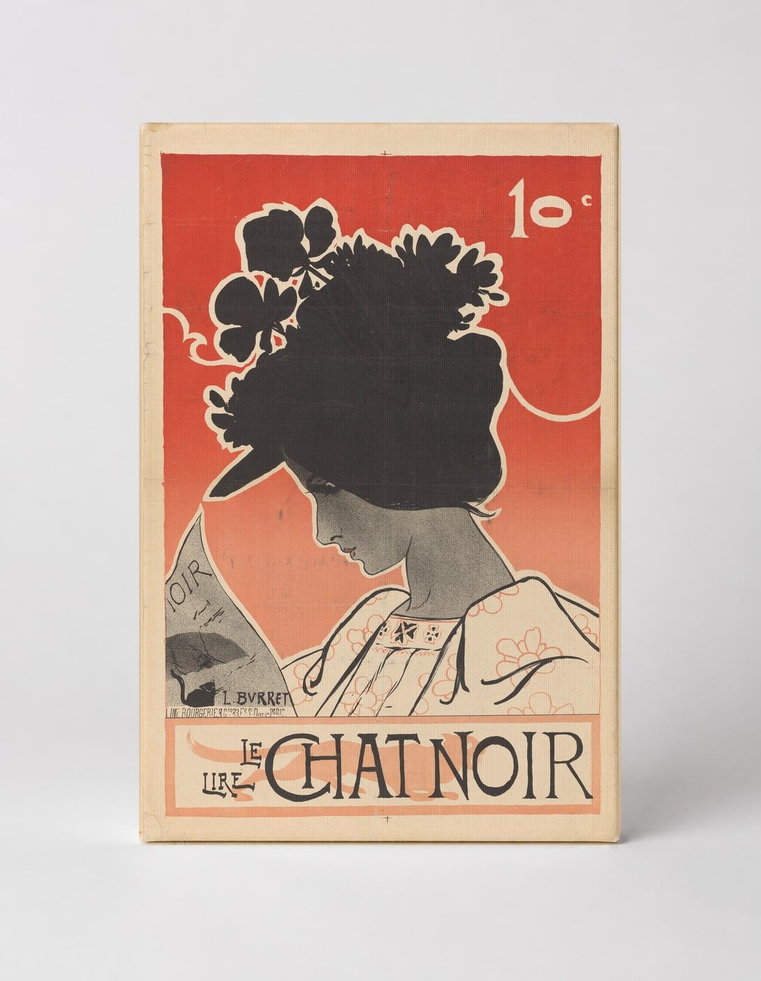 Le Chat Noir 1890s - Art Nouveau Vintage Poster Canvas Wall Art