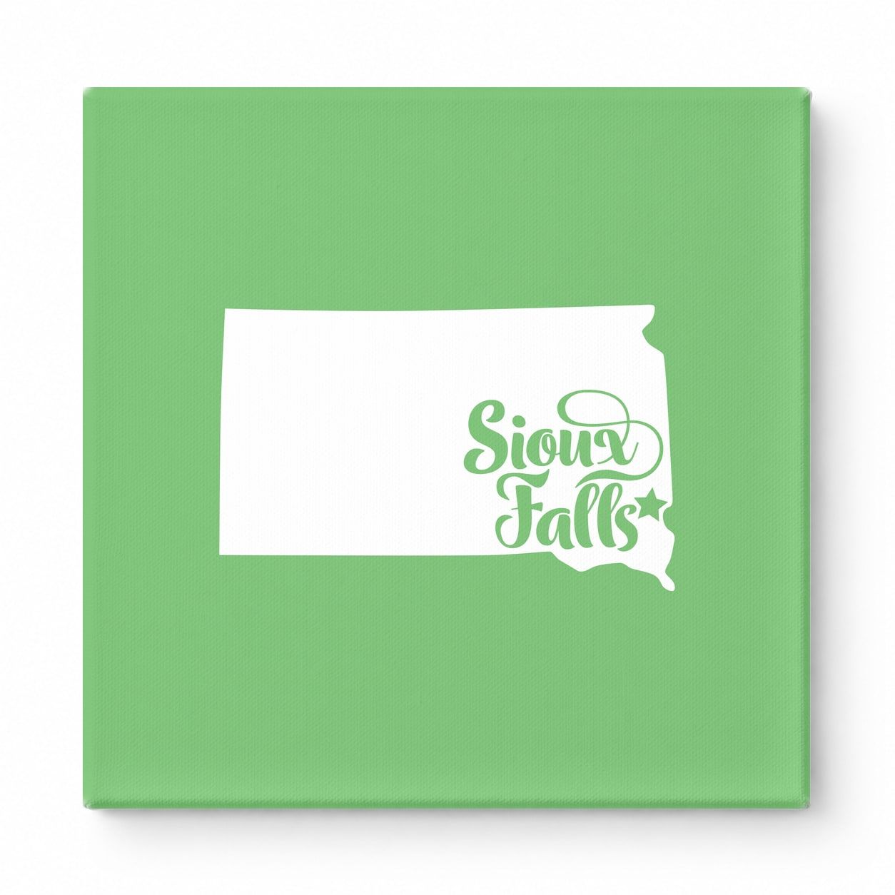Home Sweet Sioux Falls — South Dakota State Silhouette