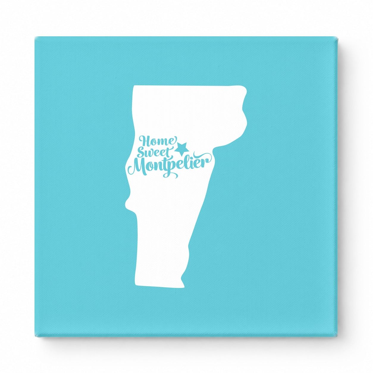 Home Sweet Montpelier — Vermont State Silhouette