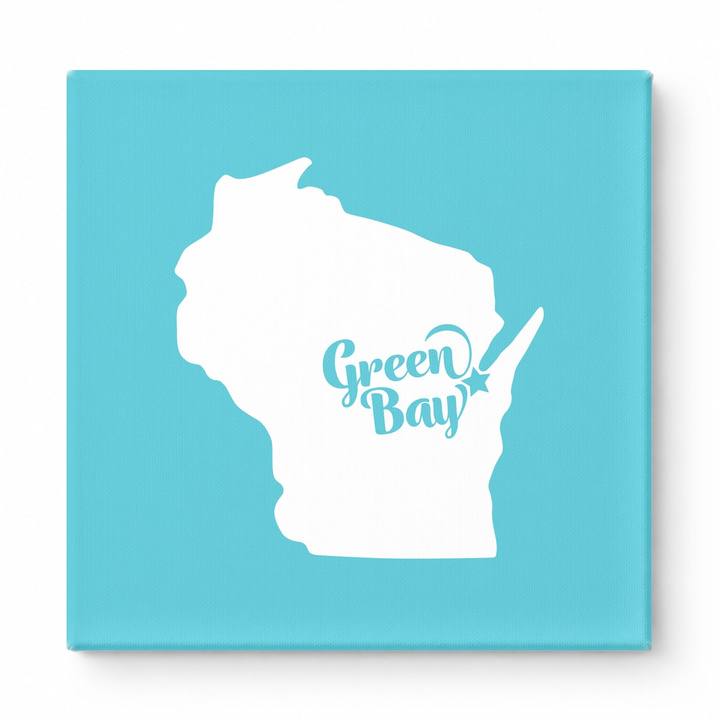 Home Sweet Green Bay — Wisconsin State Silhouette