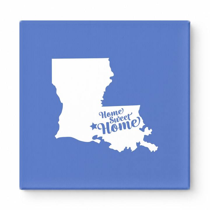 Home Sweet New Orleans — Louisiana State Silhouette