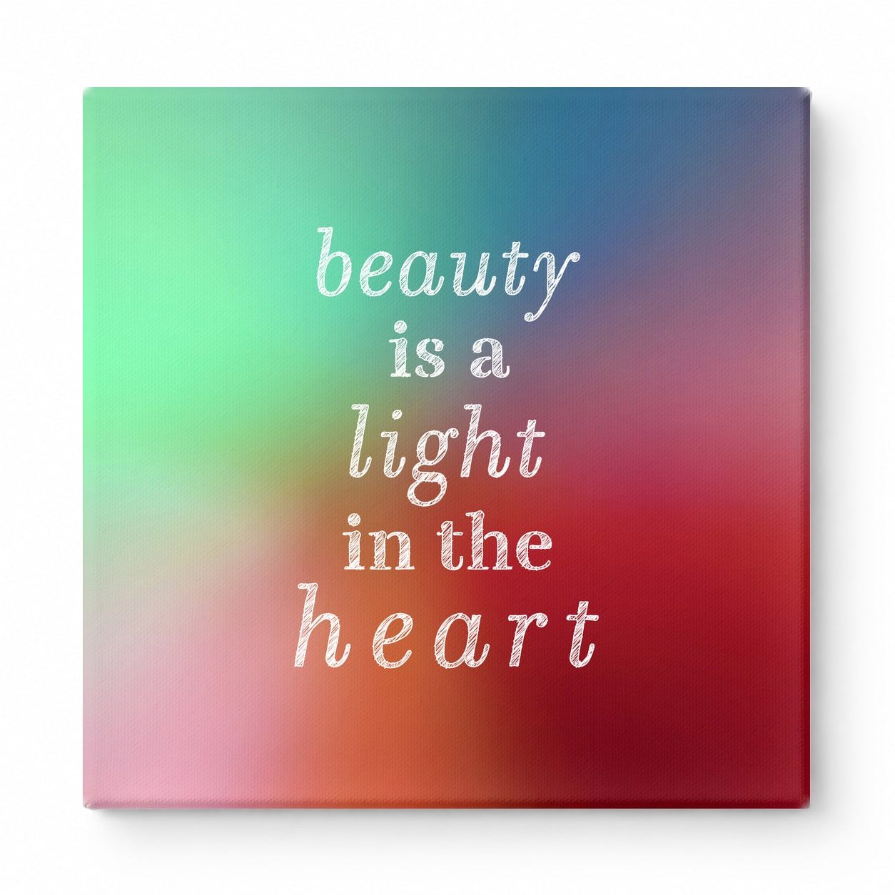 Beauty Is a Light in the Heart — Geometric Low-Poly