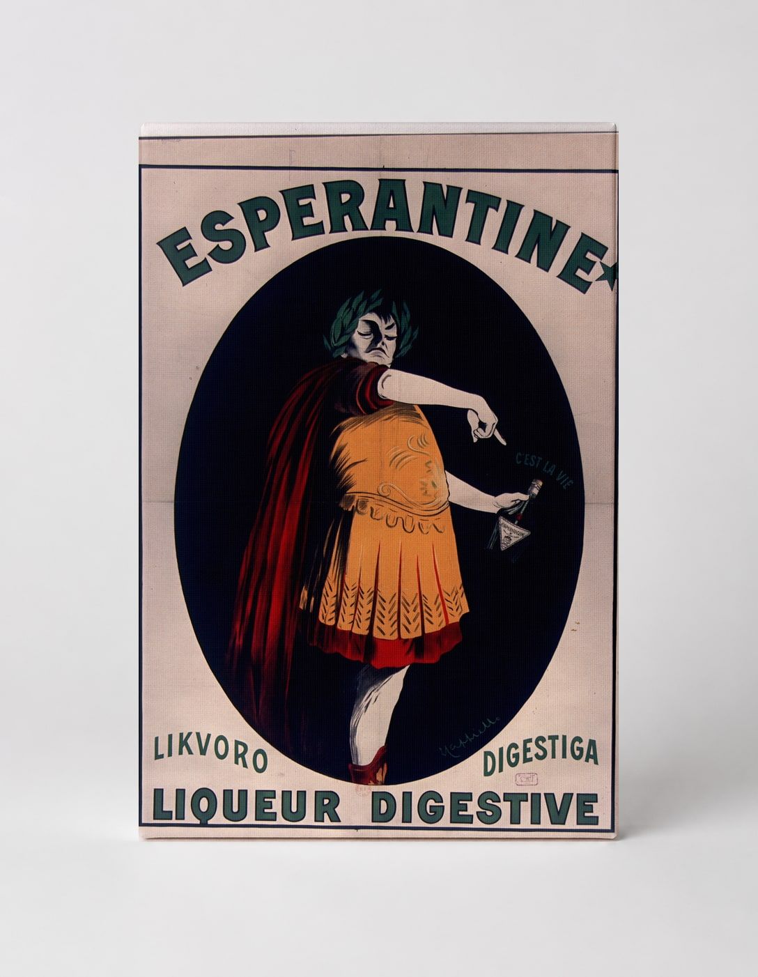 Esperantine Liqueur Digestive Vintage Advertising Poster Canvas Wall Art