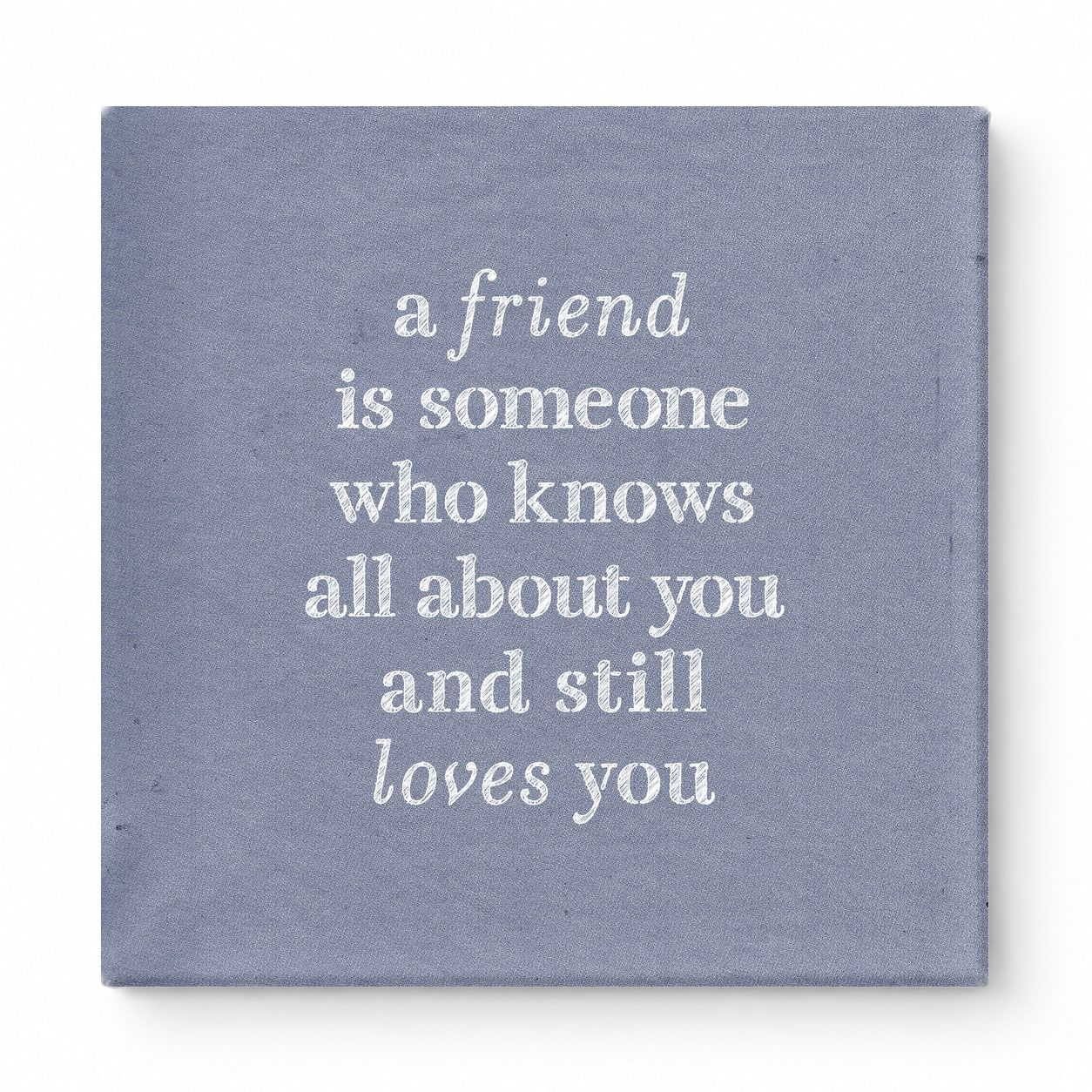 A Friend Is Someone Who Knows All About You and Still Loves You — Geometric Low-Poly