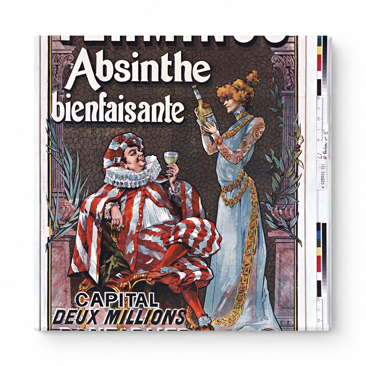 Terminus Absinthe Bienfaisante 1890s - Belle Époque Vintage Poster Wall Art