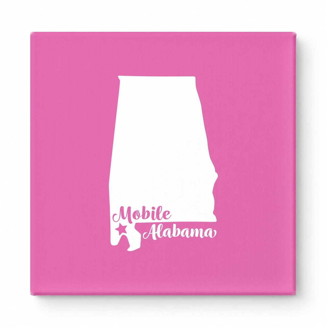 Home Sweet Mobile — Alabama State Silhouette