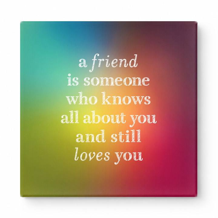 A Friend Is Someone Who Knows All About You and Still Loves You — Geometric Low-Poly