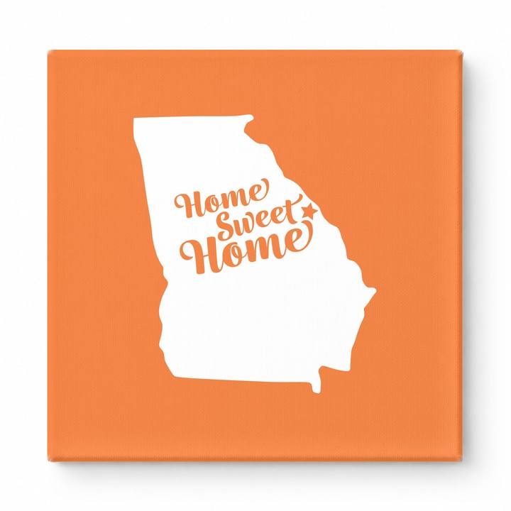 Home Sweet Augusta — Georgia State Silhouette