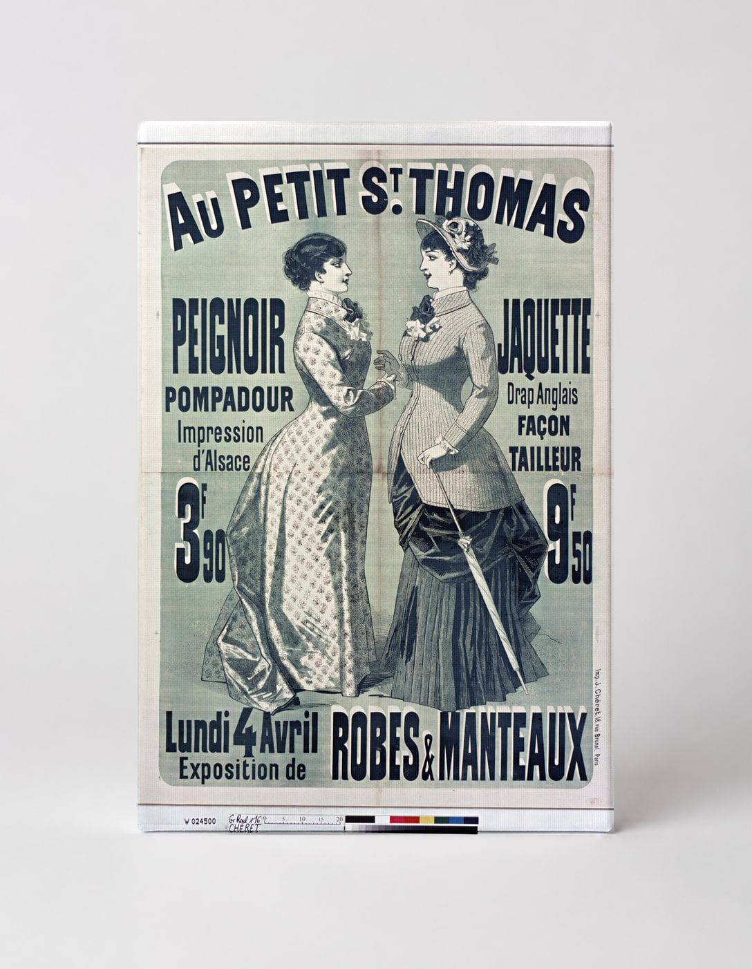 Au Petit St. Thomas 1880s French Fashion - Belle Époque Vintage Poster Wall Art