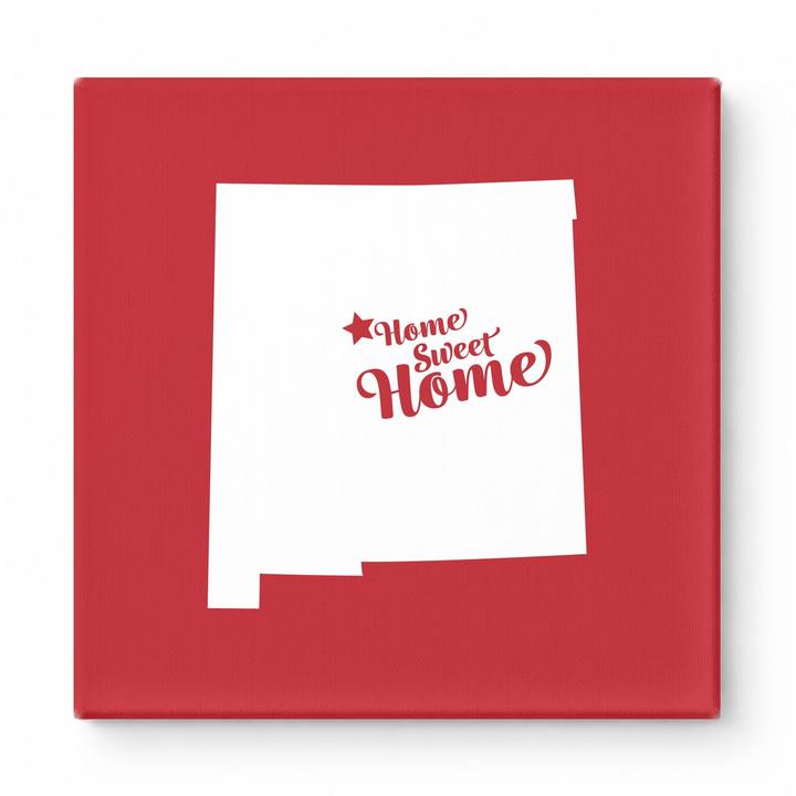 Home Sweet Santa Fe — New Mexico State Silhouette