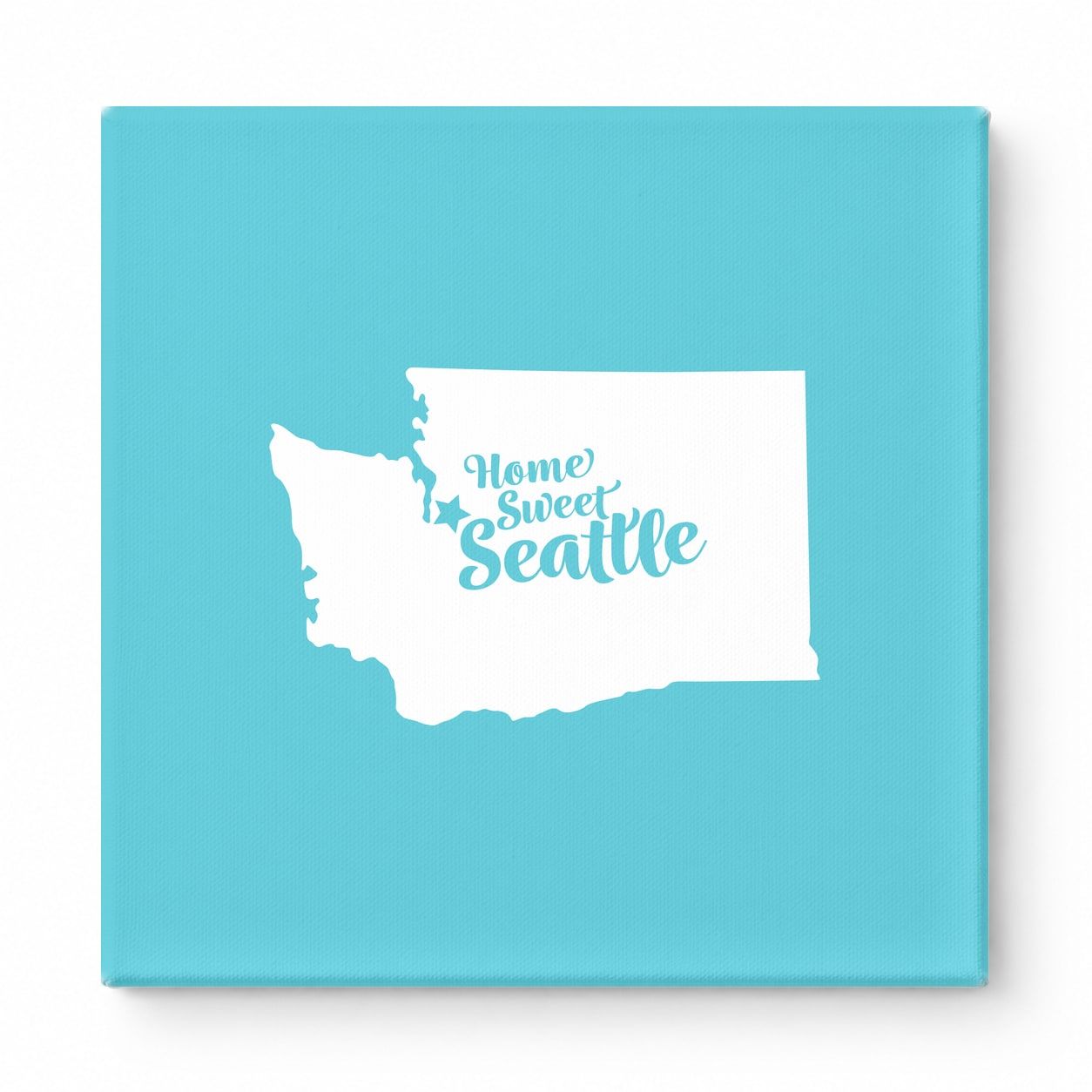 Home Sweet Seattle — Washington State Silhouette