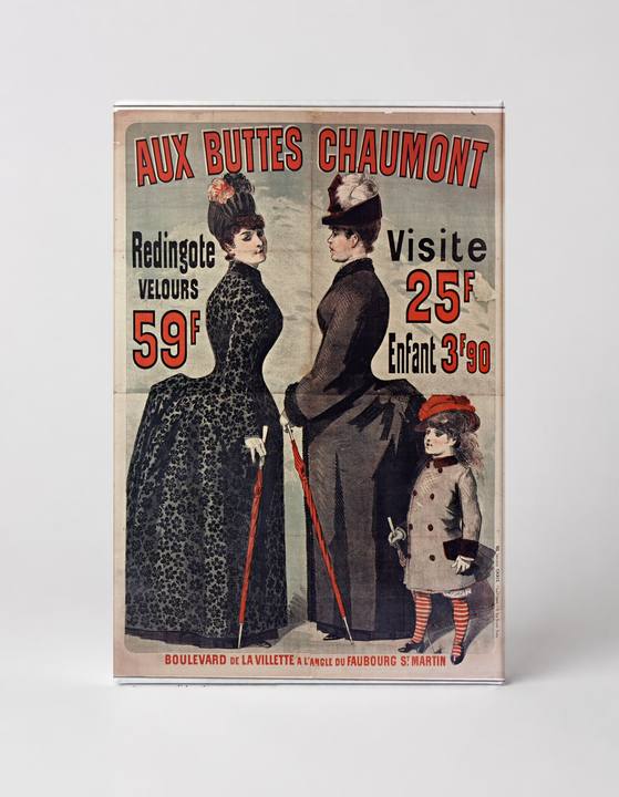 Aux Buttes Chaumont 1890s French Fashion - Belle Époque Vintage Poster Wall Art