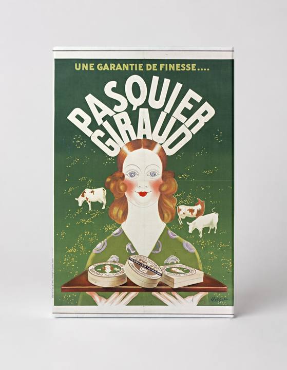 Pasquier Giraud Cheese Vintage French Advertising Poster Canvas Wall Art