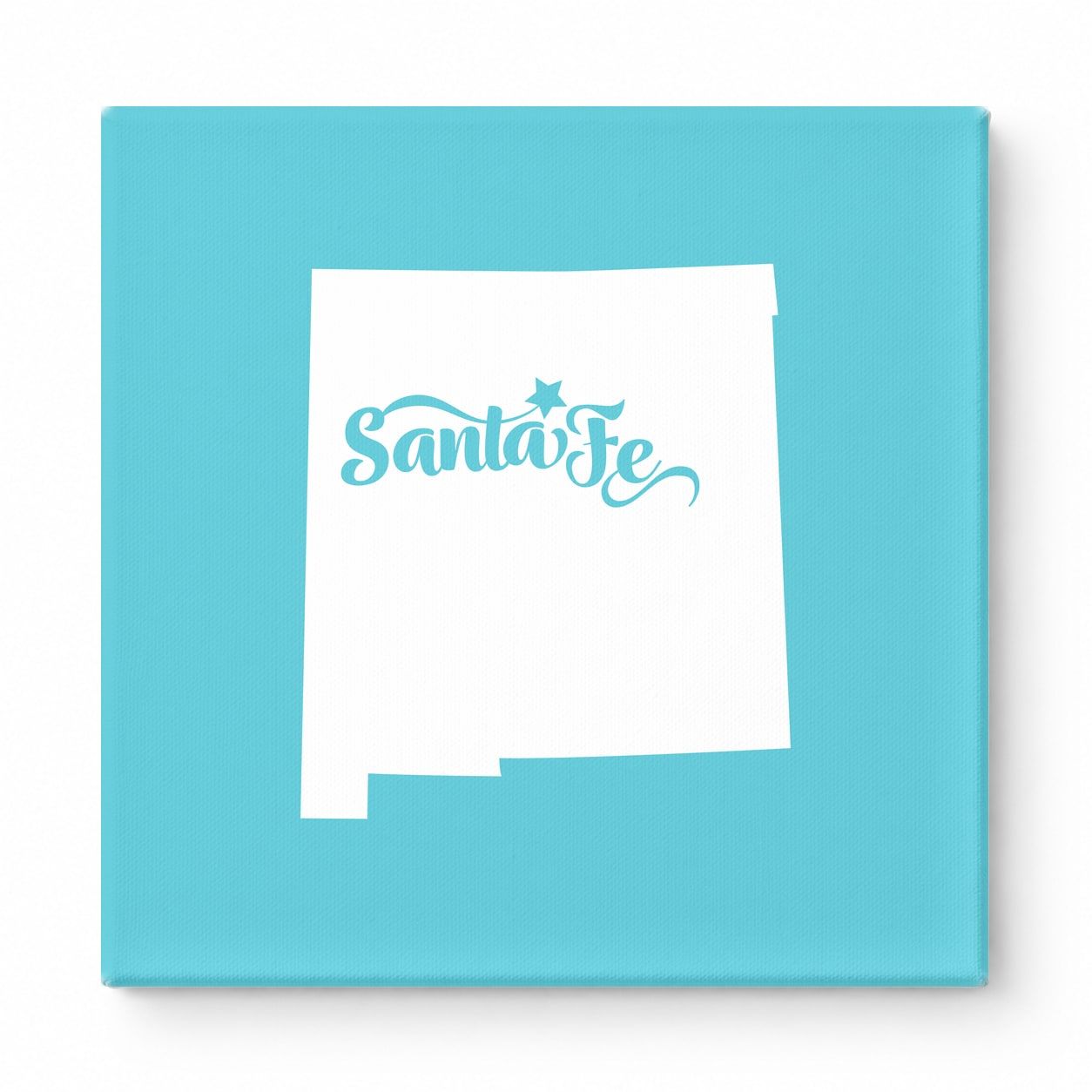 Home Sweet Santa Fe — New Mexico State Silhouette