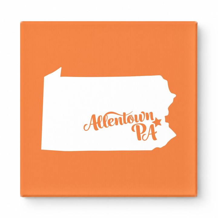 Home Sweet Allentown — Pennsylvania State Silhouette