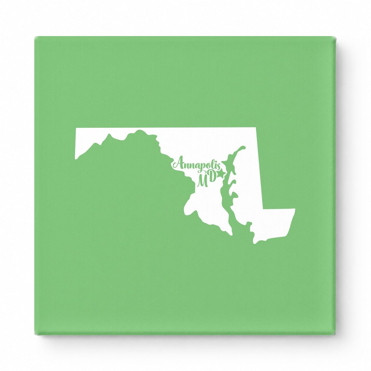 Home Sweet Annapolis — Maryland State Silhouette