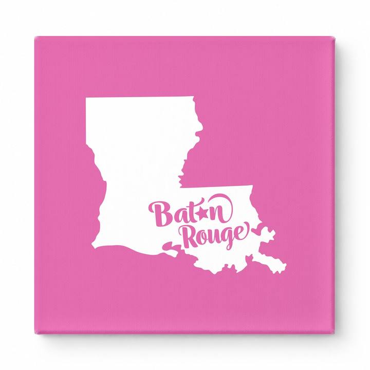 Home Sweet Baton Rouge — Louisiana State Silhouette