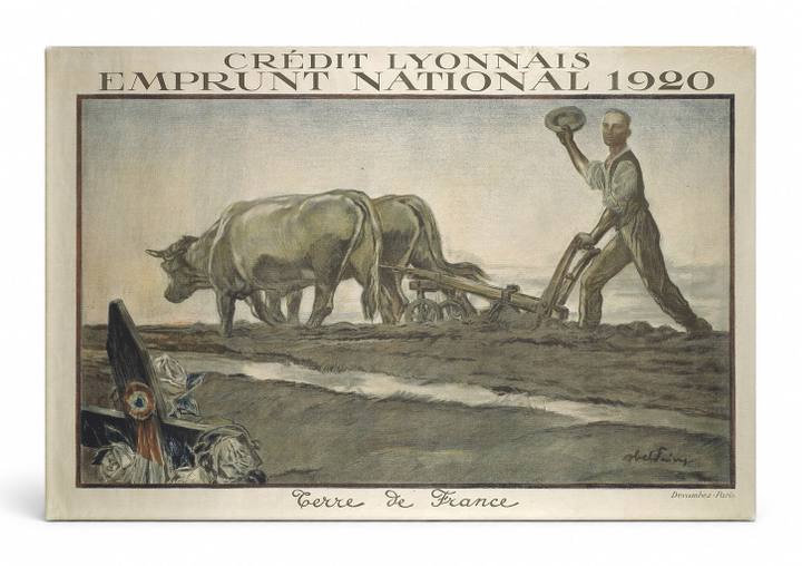Crédit Lyonnais Emprunt National 1920 - French Vintage Poster Wall Art