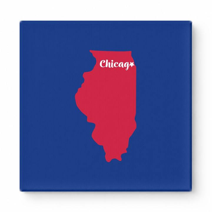 Home Sweet Chicago — Illinois State Silhouette