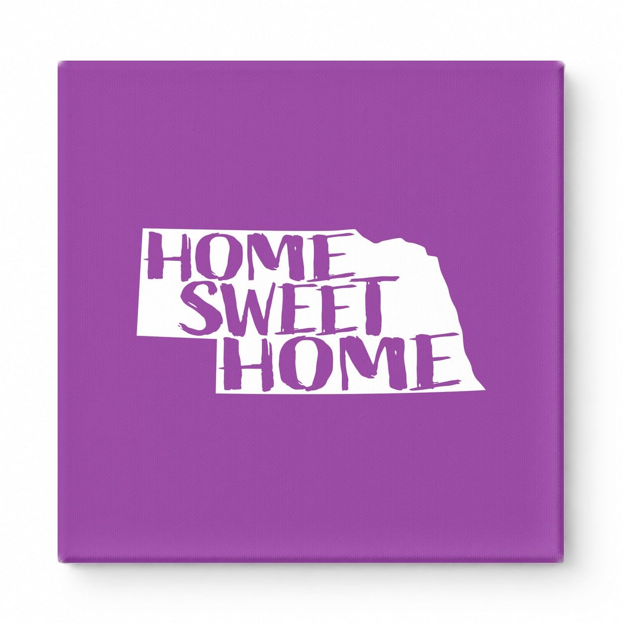 HOME SWEET HOME — Nebraska State Silhouette